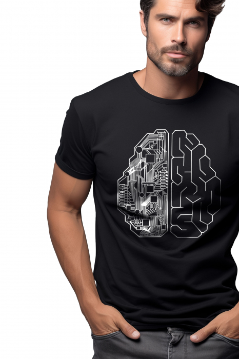 Tricou barbati AI Brain [2]