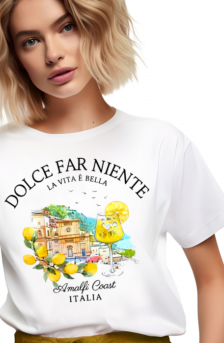 Tricou dama, Amalfi Coast, Italia [3]
