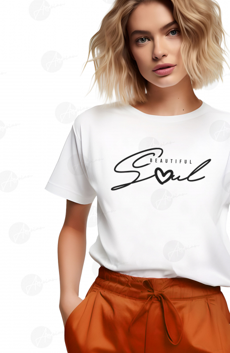 Tricou dama, BOHO Inspirational - Beautiful Soul [2]