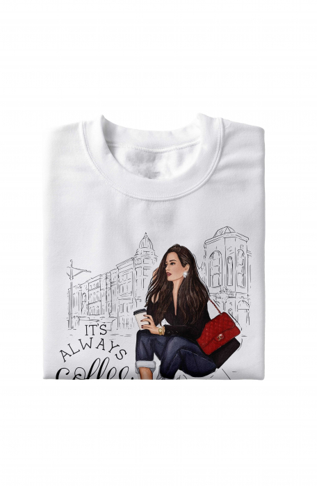 Tricou dama, Coffee in Paris [4]