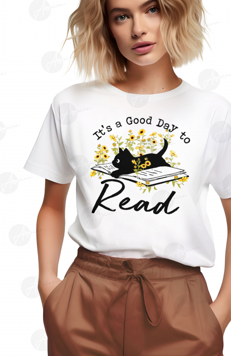 Tricou dama, Good day to read [2]