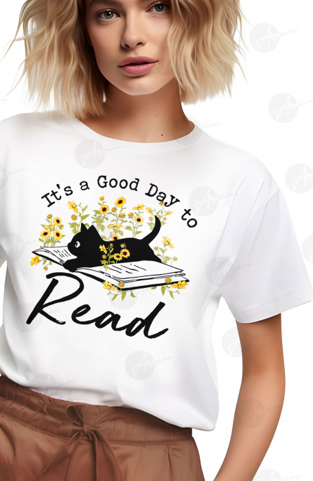 Tricou dama, Good day to read [3]