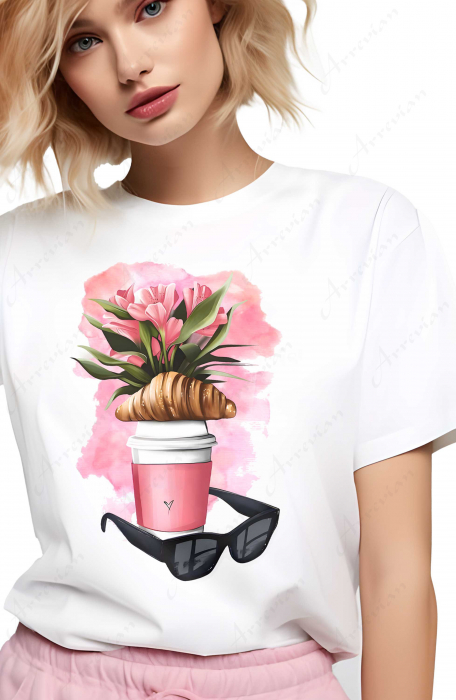 Tricou dama, Coffee and Fashion [3]