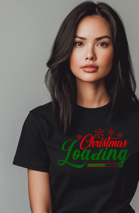 Tricou dama, Craciun Fericit, Christmas Loading [2]