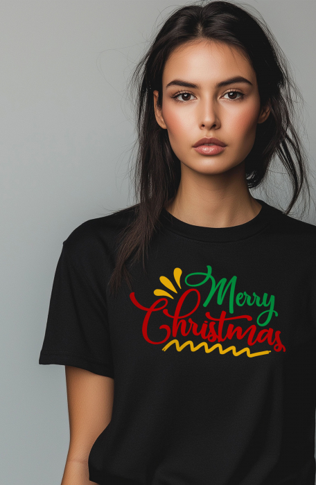 Tricou dama, Craciun Fericit, Merry Christmas [2]