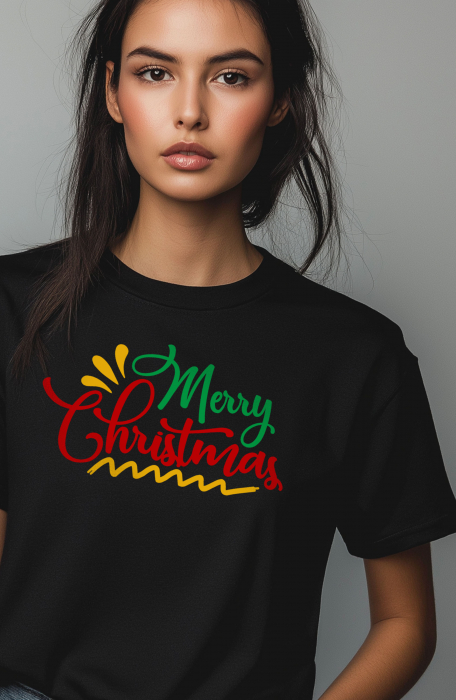 Tricou dama, Craciun Fericit, Merry Christmas [3]