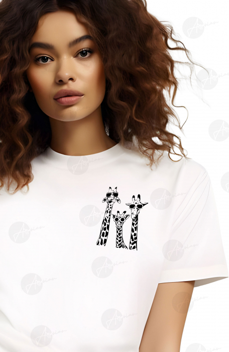 Tricou dama, Giraffamily [3]