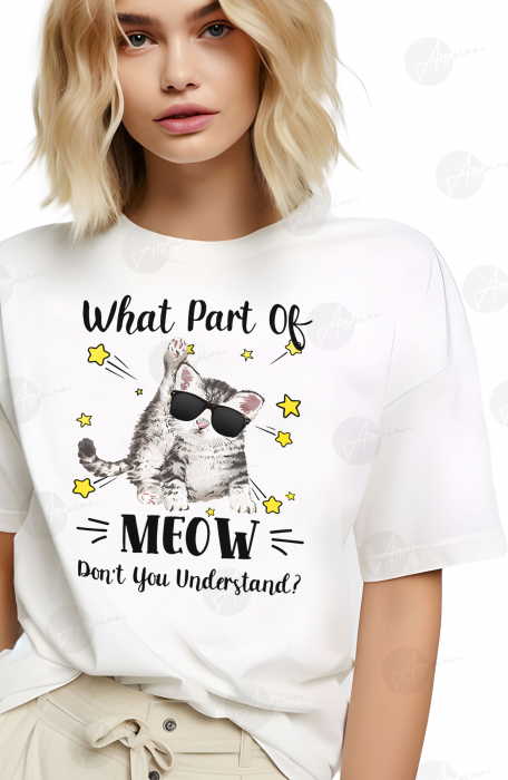 Tricou dama, Meow [2]