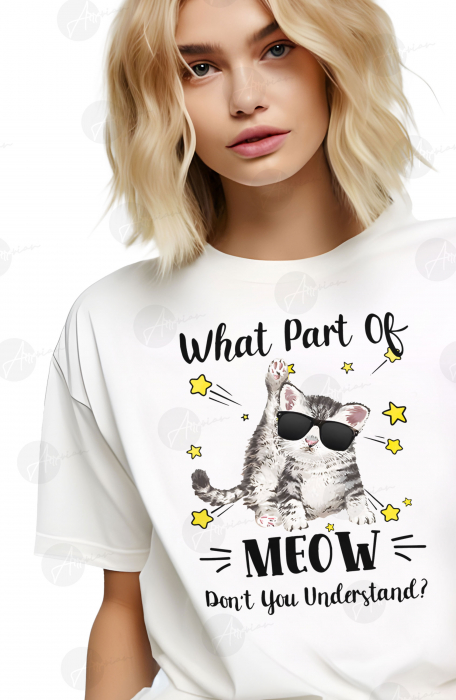 Tricou dama, Meow [3]