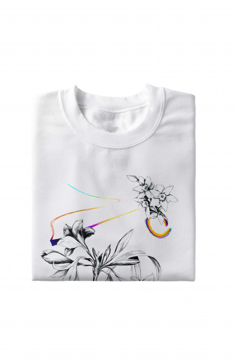 Tricou dama, Draw flowers [4]