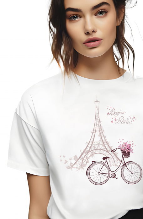 Tricou dama, Bonjour Paris [2]
