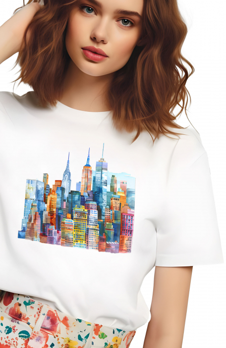 Tricou dama, New York Manhattan [2]