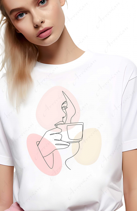 Tricou dama, Coffee Art [3]