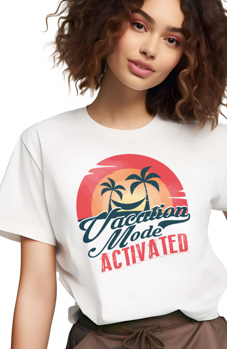 Tricou dama, Vacation Mode Activated [2]