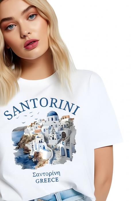 Tricou dama, Santorini Grecia, Greek Greece [3]