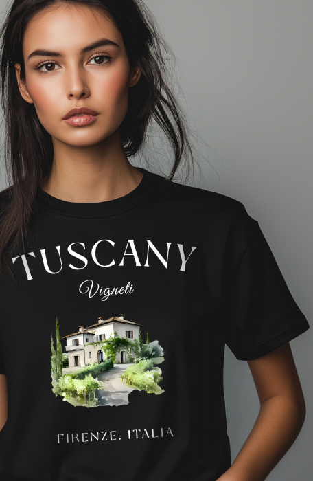 Tricou dama, Toscana Italia, Tuscany Italy [3]