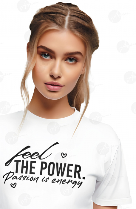 Tricou dama, BOHO Inspirational - Passion is Energy [3]
