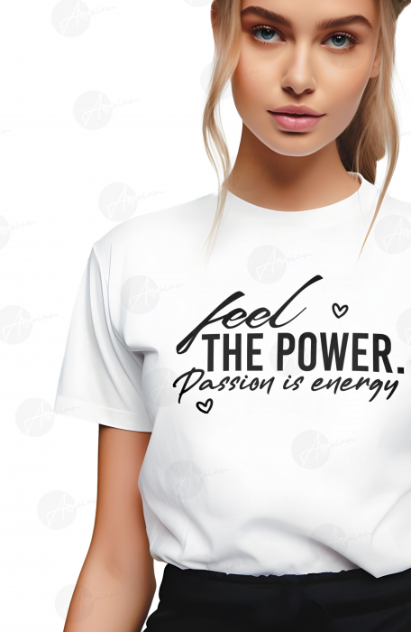 Tricou dama, BOHO Inspirational - Passion is Energy [2]