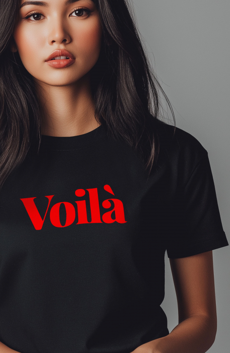 Tricou dama, Voila, Negru [3]