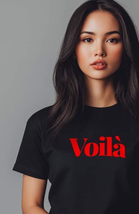 Tricou dama, Voila, Negru [2]