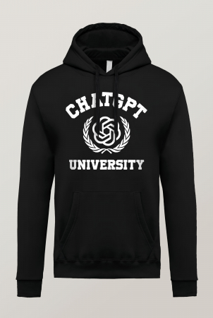 Hanorace Imprimeu Barbati - Hanorac barbati cu imprimeu, ChatGpt University