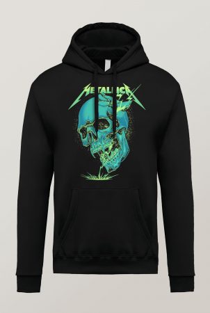 Hanorace Imprimeu Barbati - Hanorac barbati cu imprimeu, Metall Rocks