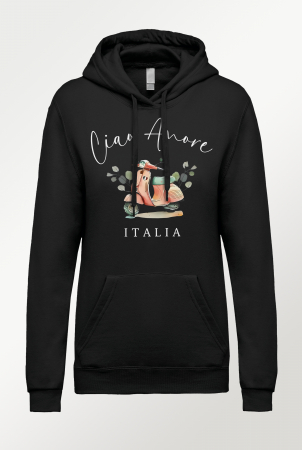 Hanorace Imprimeu Dama - Hanorac cu imprimeu dama - Ciao Amore, Italy