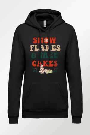 Hanorace Imprimeu Dama - Hanorac cu imprimeu dama - Craciun, Snow Flakes