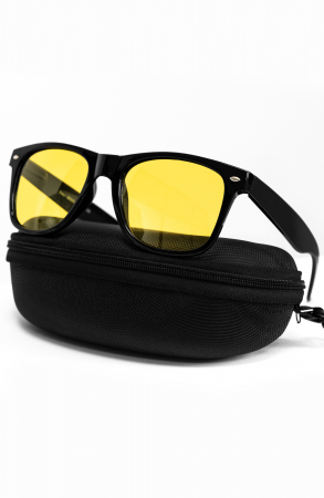 Accesorii Dama - Ochelari de soare, WAYFARER, PV9988/C2GY, Polarizat, pentru Condus Noapte, Ski, Iarna + Etui