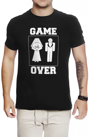 Funny - Tricou Barbati, Game Over Man