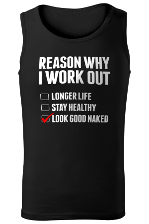 Gym / Sport - Tricou Barbati fara maneci, Looking Good Gym Fitness