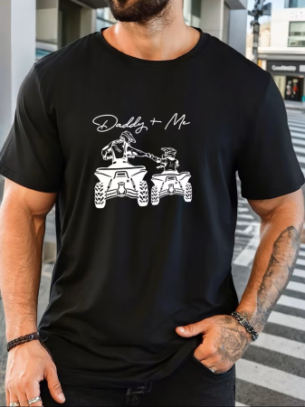 Tricouri imprimeu Barbati - Tricou barbati ATV Daddy & Me