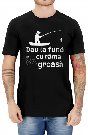 Pescuit / Pescari - Tricou barbati, Dau la peste