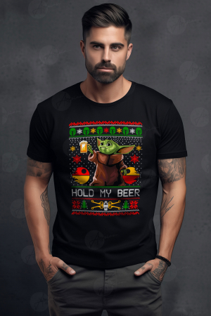 Sarbatori pentru EL - Tricou barbati, Craciun - Hold My Beer