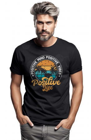 Tricouri Fashion - Tricou barbati, Positive Life