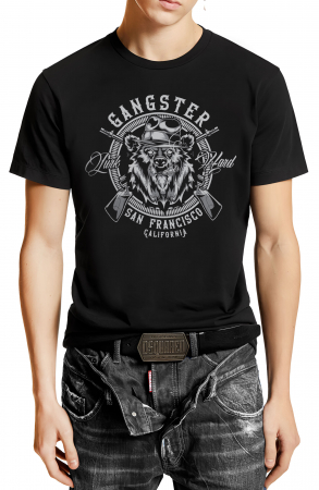 Tricouri Fashion - Tricou Barbati, Vintage Gangster