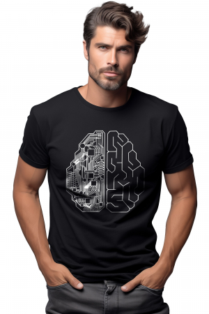 Tricouri Fashion - Tricou barbati AI Brain