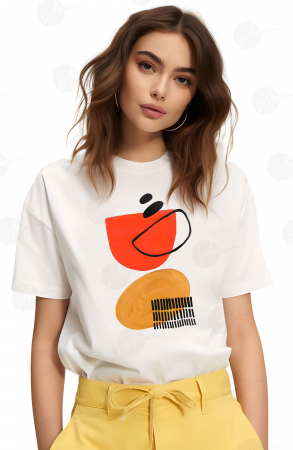 Abstract - Tricou dama, Abstract Sunset