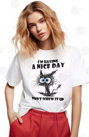 Animale - Tricou dama, Having a nice day