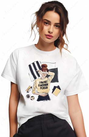 Coffee - Tricou dama, Not a morning person