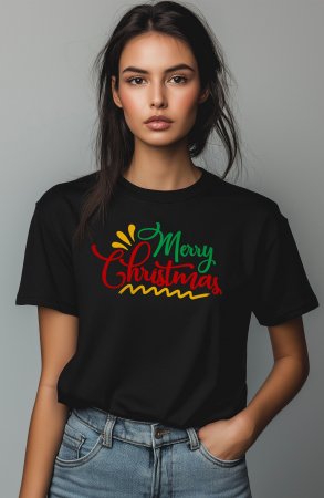 Craciun - Tricou dama, Craciun Fericit, Merry Christmas