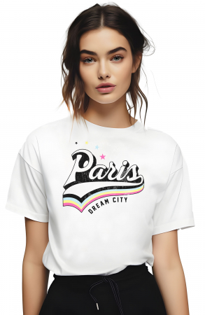 Orase - Tricou dama, Paris Dream City