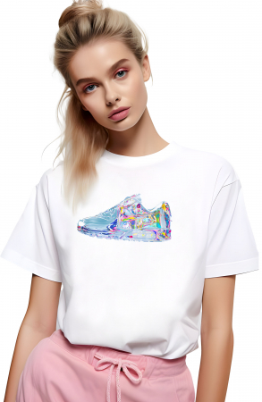 Diverse - Tricou dama, Colorful Glass Sneakers