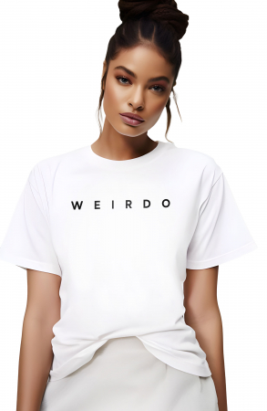 Text - Tricou dama, WEIRDO
