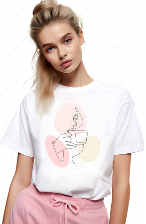 Coffee - Tricou dama, Coffee Art