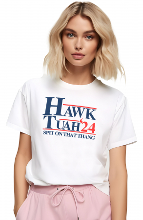 Text - Tricou dama, Hawk Tuah 24