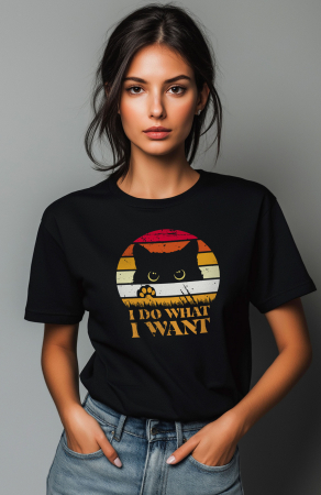 Pisici - Tricou dama Pisica, Fac ce vreau