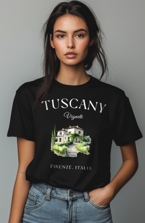 Diverse - Tricou dama, Toscana Italia, Tuscany Italy