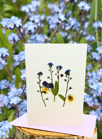 Felicitare flori presate [1]