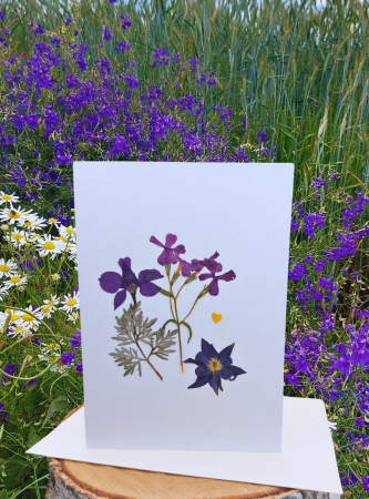 Felicitare flori presate [1]